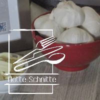 Knoblauchöl und Knoblauch-Salz